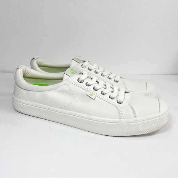 Cariuma Other - Cariuma OCA Low Sneakers Off-White Canvas Lace Up Mens size 11